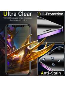 1pc Privacy 360° Screen Protector Full Coverage – 4-Way Privacy, Ultra-Strong Tempered Glass, 5X Stronger, InvisibleShield, Smudge-Free, Easy Install, Anti Scratch, Bubble Free, Case Friendly, Anti-Peeping Anti-Fingerprint Anti-Fall Tempered Glass, Compatible With 17 Pro Max/17 Pro/17 Air/17/16E/16 Pro Max/16 Pro/16 Plus/16/15 Pro Max/14 Pro Max/13/12/11/XS MAX/XR Plus Series