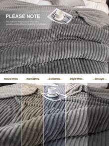 1pc Solid Color Blanket, Bedding, Cozy And Warm Blanket, No Shedding And Easy Care, Soft & Fuzzy Blanket, Simple Style Home Textile, Multi-Purpose Blanket For Sofa, Bedroom, Living Room, Decorative Blanket For Bed, Couch, Sofa, Suitable For All Seasons, Room Decor, Bedding Gifts, Machine Washable, Ideal Easter Gift, For Mother's Day Gift, Perfect Holiday Gift, Guest Room, Hotel, Machine Washable