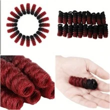 3 Packs 10 Inch Short Grey Curly Crochet Hair For  8MM Gray Crochet Hair Braids Synthetic Braiding Hair Extensions For DIY Mohawk Afro Braided Wigs Christmas Date, Holiday, Birthday Gift ﻿ - 1B/BUG - 查看 2