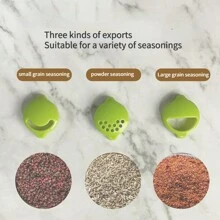 A Mixing Bag Hole Free Rotating Wall Storage Rack, The Kitchen Is Neat And Not Messy, Increase The Kitchen Storage Space, A Variety Of Mixing Bags Sealed From Moisture, The Left And Right Design Can Be Adjusted For Easy Access, While Storing A Variety Of Seasoning Bags, Sealing Clip Mixing Bag Storage, Cooking Seasoning More Convenient