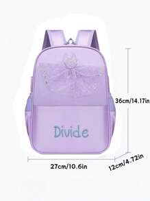 1 szt. Dostosowana nazwa torba do tańca, bardzo modna cekinowa spódnica do tańca dla dziewcząt plecak, duża pojemność wodoodporny plecak dla ucznia, wielofunkcyjna torba podróżna, haftowana torba na listy, odpowiednia do codziennego użytku i jako torba na Boże Narodzenie, powrót do szkoły, prezent urodzinowy dla dzieci torby dla kobiet