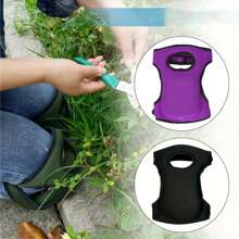 1 对园艺护膝，防刮护膝，户外花园跪垫，可调节用于园艺修剪 - 彩色 - 查看 10