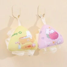 2pcs Baby Bath Sponge, Soft & Skin-Friendly Shower Puff, Cute Printed Pattern, Multi-Purpose For Adults Use