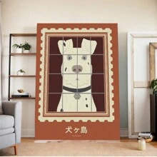 A Black And White Dalmatian, Locked Up Wall Decor Canvas Printing Wall Art Room Decoration