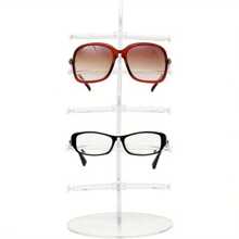 5 Sunglasses Acrylic Glasses Rack Eyeglasses Display Stand Holder Storage Organizer For Jewelry Eyewear Display For Selling Clea - Hot Pink - View 4