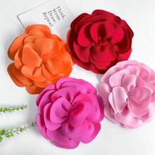 1 pieza Nueva decoración de broche floral 3D de gran tamaño extraíble para vestido, decoración de ropa, accesorios para vestido de boda