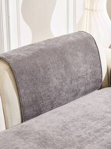 1 pezzo Copridivano tinta unita, design antiscivolo moderno adatto per ufficio, camera da letto, soggiorno, amico degli animali domestici e lavabile in lavatrice