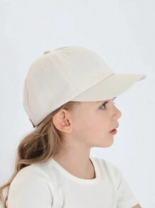 1 Piece Kids Solid Color Baseball Cap, All Season Sun-Shading Baseball Cap, Cute Children Duck Hat Baseball Cap, Suitable For Children Outdoor Sports And Play - Children's Baseball Cap - View 4