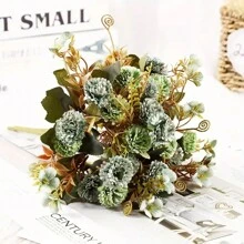 2 件装人造花家居装饰玫瑰花装饰卧室植物人造花假花婚礼装饰礼物 - 多色 - 查看 7