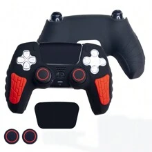 Funda protectora TOPWOLF de silicona para el controlador PS 5, con anillo anti-polvo para el joystick, accesorio P5 - funda de silicona ps5 - Ver 20