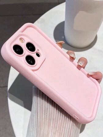 1pc Thick Silicone Matte Finish Shockproof Full Body Phone Case, Compatible With IPhone 11, 13, 14, 15, 16, X/XS, XR, XS Max, 7/8, 7 Plus/8 Plus, 12, 12 Pro, 12 Pro Max, 16, 16 Plus, 16 Pro Max, 17, 17 Pro, Air, 17 Pro Max