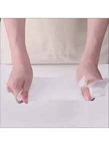 100 pièces de gants jetables en TPE - sans latex et sans poudre, imperméables pour la cuisine, la pâtisserie, le nettoyage, les salons, transparents pour une utilisation domestique, le salon de coiffure, le restaurant, l'hôtel