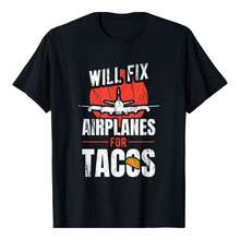 For A Aircraft Mechanic T-Shirt - Black - View 1