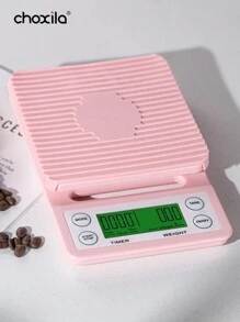 choxila 咖啡套装，02号粉色滴滤套装，手冲咖啡套装，粉色咖啡配件工具，周年纪念日节日礼物，适合送给家人和朋友的礼物，玻璃咖啡壶和陶瓷折纸滤杯（带木架），600毫升咖啡壶，粉色咖啡秤，咖啡垫，咖啡滴滤器支架，咖啡滤纸（返校季） - 粉色 - 查看 3