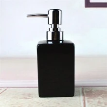 1 Chai đựng bằng gốm, thích hợp để đựng nước rửa tay, kem dưỡng da, bình đựng xà phòng trong phòng tắm, dầu gội, sữa tắm, bình bơm trang trí phòng tắm tại nhà, trang trí mùa thu trở lại trường - Nhiều màu - Xem 10