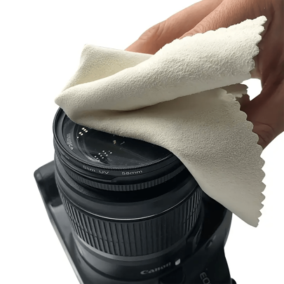 Professional Leather Chamois Cleaning Cloths - Perfect For Digital Cameras, SLRs & Mobile Phones!