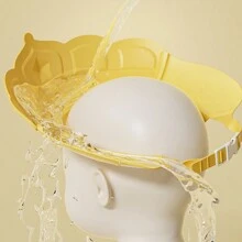 Shower Cap Crown Adjustable Waterproof Shampoo Hat - -Friendly Bath Safety Protection, Soft TPE & Durable PP, For Ages 3-12 Years - Variety Of Colors