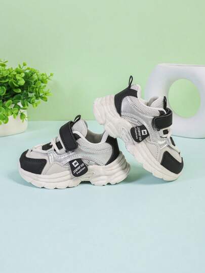 1 Pair Children's Mesh Athletic Shoes, Spring New Kids Casual Sneakers, Chunky Sneakers, Soft Sole Non-Slip Fashionable