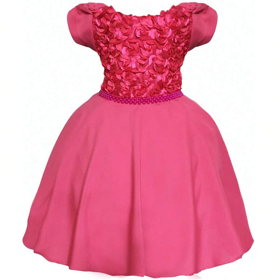 Princess Party Dress For Children - VENEZA PINK