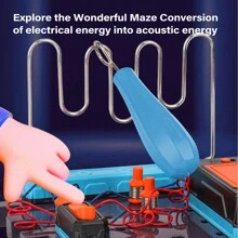 Electronics Exploration Kit, STEM Snap Circuits For Kids 8-12, Electrical Circuit Board Engineering Kit, Suitable As An Educational Gift For Kids, Over 50 Snap Circuits Parts - Multicolor - View 6