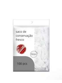 100 Pieces Pack SEALED PLASTIC FOOD WRAP Keep Fresh Lid, Kitchen Bowl Lid, Disposable PE Wrap - 2PCS - View 7