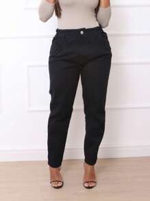 Women Jeans - màu đen - Xem 5