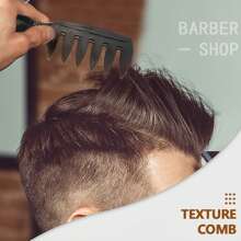 Men's Multifunctional Styling Hair Comb For Pompadour & Slicked-Back - Undercut Styling Combs, Wide Tooth Sculpt Comb - Detangling, Styling, And Grooming Tool For Normal Hair - Antistatic Styling Comb - Perfect For Detangling, Smoothing, And Styling All Hair Types - ABS Plastic Handle For Salon Home Use