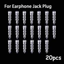 10/20/40/80 Pcs Transparent Silicone Anti-Dust Plugs, Compact & Lightweight, DIY Accessories & Decorations, Compatible With IPhone Lightning/Type-C/Android MicroUSB/Earphone Jack, Protect Charging Ports, Waterproof, Moisture-Proof, Anti-Dirty, Sturdy & Durable