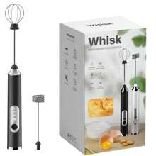 Electric Mini Mixer Milk Frother Drink Whisk - 白色 - 查看 2