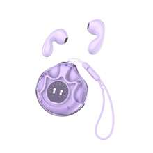 Wireless Bluetooth Headphones, Bluetooth Earphones With Transparent Compartment For Calls With Noise Reduction In The Ear - Black - View 6