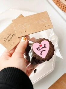 Rollo de 500 etiquetas con forma de corazón rosa con texto "Gracias", etiquetas rosas para embalaje de regalos, decoración, sobres, flores frescas, cartas de amor, etiquetas de 1 pulgada, etiquetas adhesivas, pegatinas para bodas, obsequios para damas de honor, tarjetas de agradecimiento, mis pedidos, pegatinas de agradecimiento, baby shower, suministros para pequeños negocios - Rosa - Ver 7