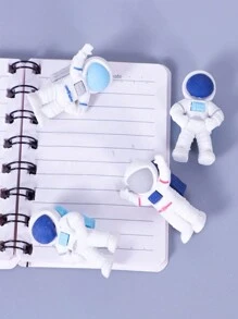 5/10 pièces Gomme astronaute, papeterie d'étudiant portable nouveauté, gomme mini multifonction en forme d'astronaute, cadeaux mignons, petits prix de gomme, cadeaux de fête, cadeaux de remise des diplômes