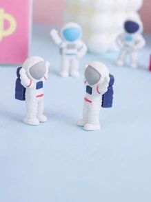 5/10 pièces Gomme astronaute, papeterie d'étudiant portable nouveauté, gomme mini multifonction en forme d'astronaute, cadeaux mignons, petits prix de gomme, cadeaux de fête, cadeaux de remise des diplômes