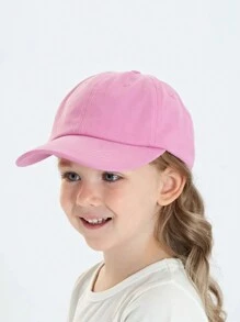 1 Piece Kids Solid Color Baseball Cap, All Season Sun-Shading Baseball Cap, Cute Children Duck Hat Baseball Cap, Suitable For Children Outdoor Sports And Play - Children's Baseball Cap - View 5