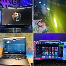 CANMEIJIA Monitor Light Bar Desk Lamps Led Bar PC Monitor Light Bar With RGB Backlight Stepless Dimmable Computer LED Screen Hanging Lights - Monitor Screen Hanging Light - View 10