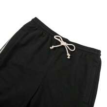 Nike Drawstring Waist Knit Pants, Men's Casual Sports Pants, Training & Running Pants FZ0225-010 - Black/Light Ivory - View 3