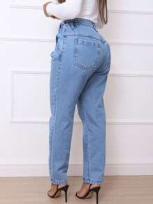 Women Jeans - Medium Wash - View 2