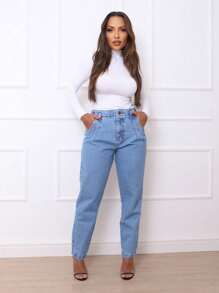 Women Jeans - Medium Wash - View 6