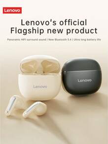 Lenovo 联想 EA140 TWS 无线耳机运动耳机双立体声降噪低音耳塞触控音乐运动耳机麦克风 - 均碼 - 查看 2