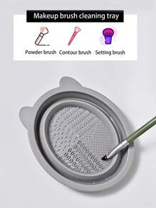 42pcs/Set Makeup Brush Set: Includes 20pcs Makeup Brushes - Foundation Brush, Powder Brush, Eyebrow Brush, Blush Brush, Highlighter Brush, Eye Shadow Brush, Eyelash Brush, Eyeliner Brush, Contour Brush, Detail Brush, Nose Shadow Brush, Face Brush + 3 Makeup Sponges + 2 Makeup Puffs+5 Triangular Puffs+1 Hairband, 2 Wristbands+1 Cleaning Tray, Suitable For All Skin Types, Summer Makeup Essential
