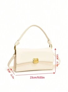 Dedoo 黑色腋下法棍包，2024新款高级质感小众手提包，今年非常流行。