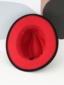 1pc Unisex Soft Felt Cowboy/Cowgirl Hat, Fashionable Wide Brim Comfortable Panama Hat, Luxury British Style Felt Hat, Bohemian Punk Style Round Cap, Suitable For Spring Getaways, Theme Parties, Western Celebrations, Gatherings, Role Playing, Graduations, Masquerade Balls, Festivals, Weddings, Birthdays, Music Festivals