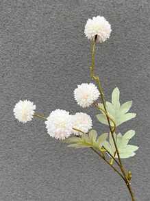 1 Pc Artificial Flower Stem, Brown Plastic Fake Flower, Home Decor