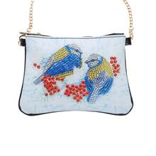 1pc 5D DIY Diamond Painting Shoulder Chain Bag - Patterns: Lovebirds, Skull, Lion - Leather Material - Suitable For Daily Commute, Travel, Picnic, Etc. - Multicolor - View 15
