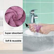 20pcs Kitchen Towels & Dish Cloths Set - Perfect For Dishes Washing And Daily Cooking - Suitable For Restaurant Use, 25*15cm