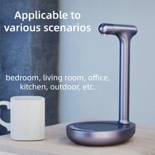 1 件智能桌面水泵，USB 可充电瓶装水电动饮水机，家用/办公室便携式自动饮水机，厨房吸水泵，适合户外野餐，电池容量：1200mAh