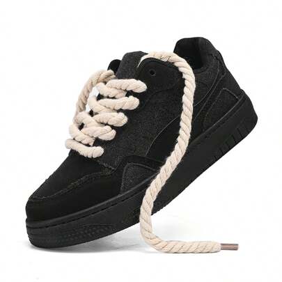 男士休闲鞋防滑耐磨加厚鞋带透气