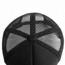 1 pieza Gorra de béisbol unisex de diseño nuevo con icono de letra en inglés, gorra snapback casual protectora solar, adecuada para primavera, verano, otoño e invierno - multicolor - Ver 7