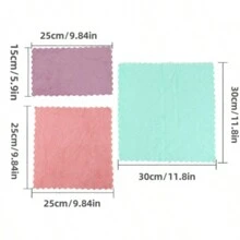 20pcs Kitchen Towels & Dish Cloths Set - Perfect For Dishes Washing And Daily Cooking - Suitable For Restaurant Use, 25*15cm