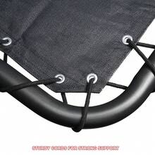 Patio Hanging Chaise Swing Lounge Chair Cushion Orange Outdoor Canopy Arc Stand - 1 - View 9